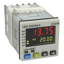 Dwyer Digital Timer/Tachometer/Counter, Series LCT216